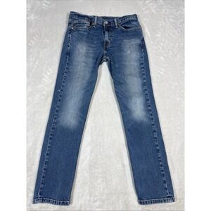 Levis 511 Jeans Mens 32X30 (30x28) Blue Slim Straight Mid Rise Med Wash Stretch